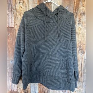 GREENTEA Grey Athleisure Hoodie.